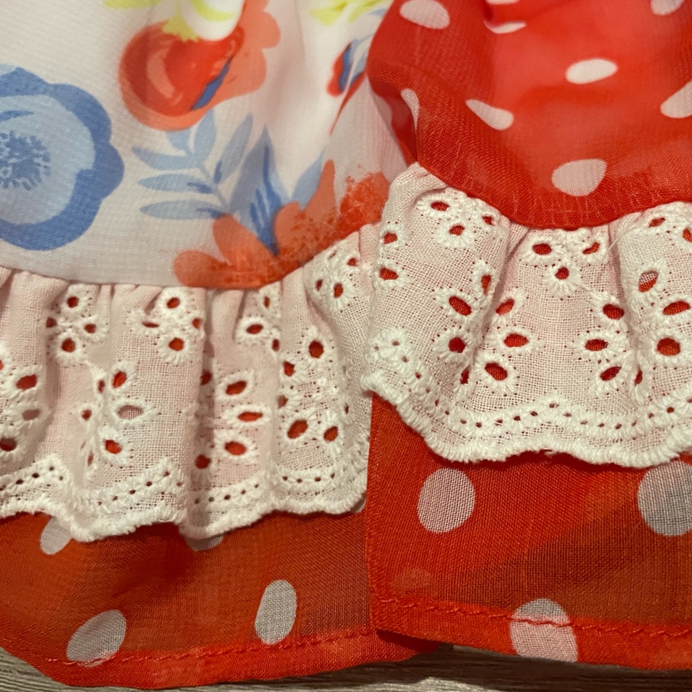 Beautiful red boutique dresses for young girl 4T - Picture 4 of 12